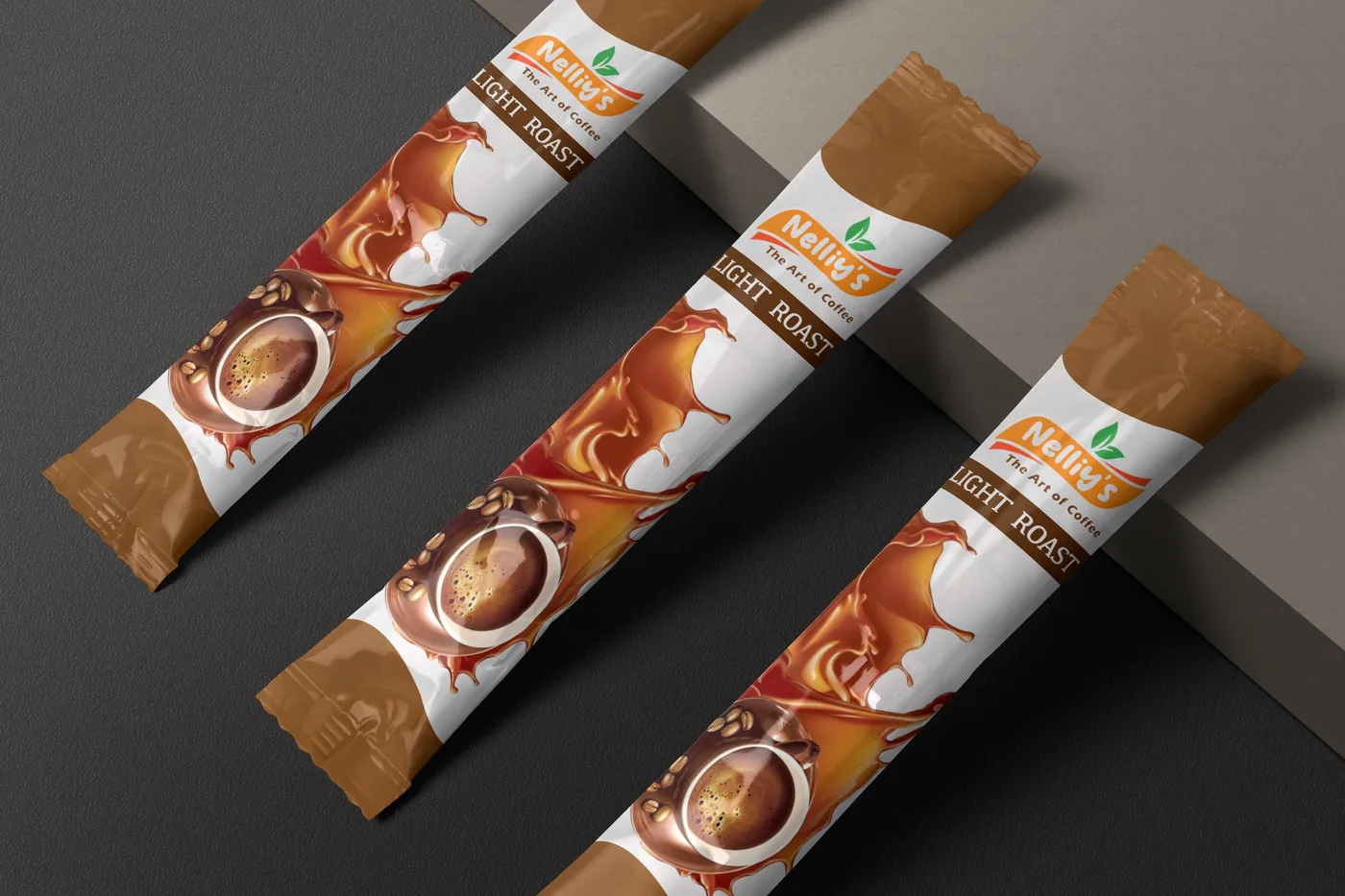 Nellys Coffee — Coffee pouch packaging
