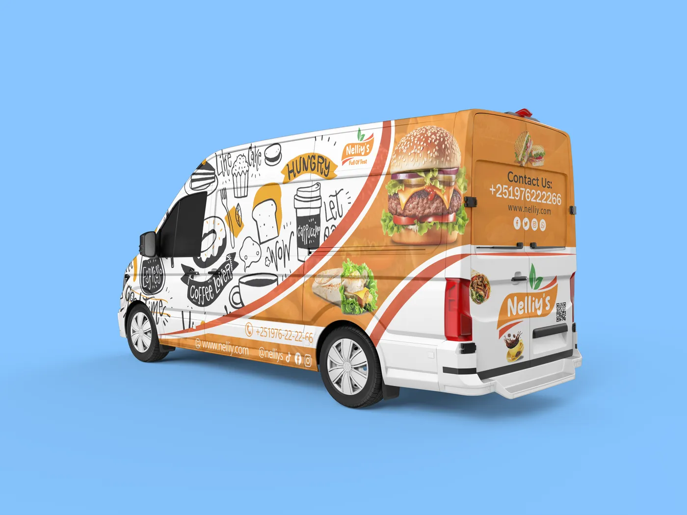 Nellys Coffee — Delivery van livery