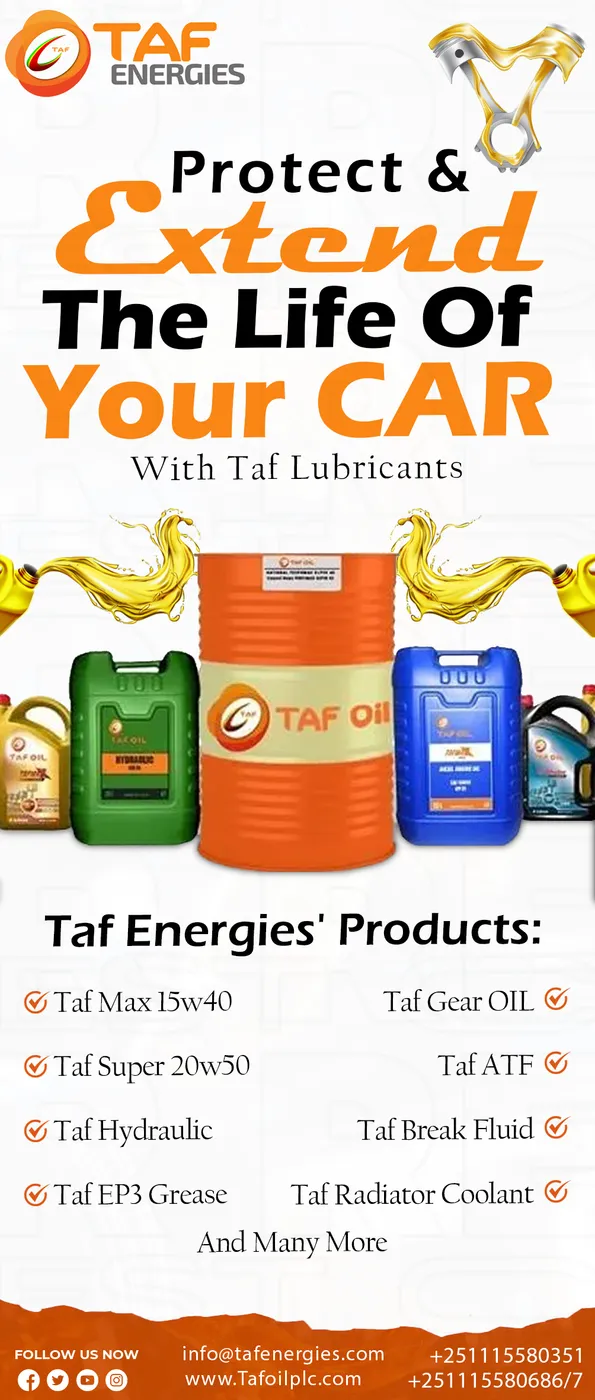 TAF Energies — Lubricants roll-up banner