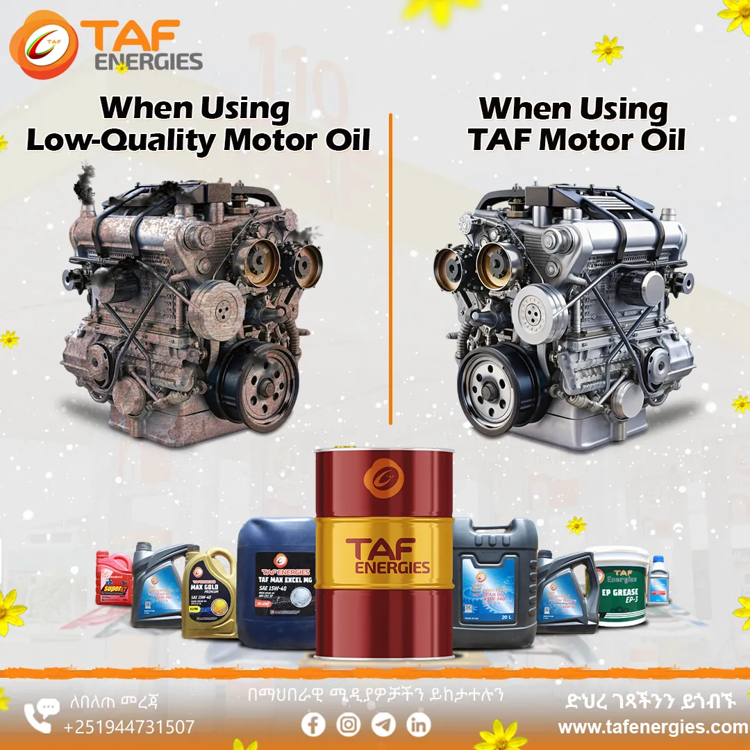 TAF Energies — Old vs new engine